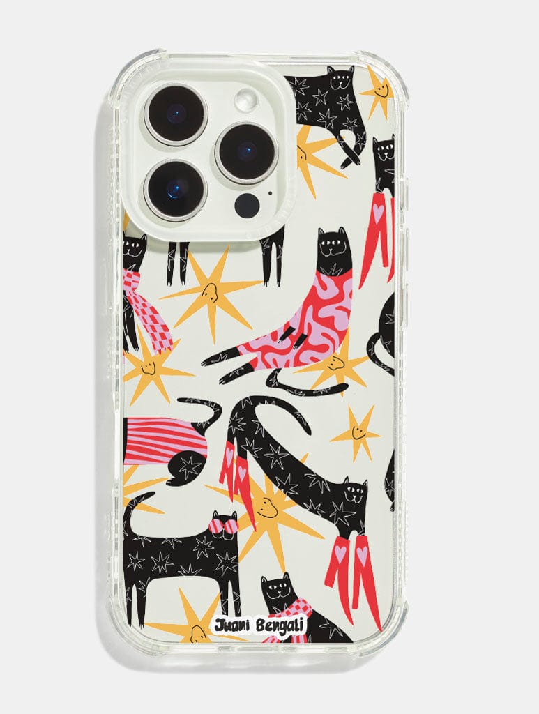 Juani Bengali x Skinnydip Cats Case Shock iPhone Case Phone Cases Skinnydip London