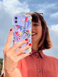 Juani Bengali x Skinnydip Dogs And Hearts Case Shock iPhone Case Phone Cases Skinnydip London