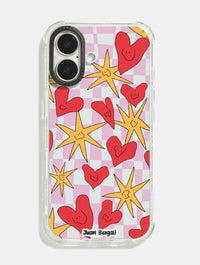 Juani Bengali x Skinnydip Hearts And Stars Shock iPhone Case Phone Cases Skinnydip London