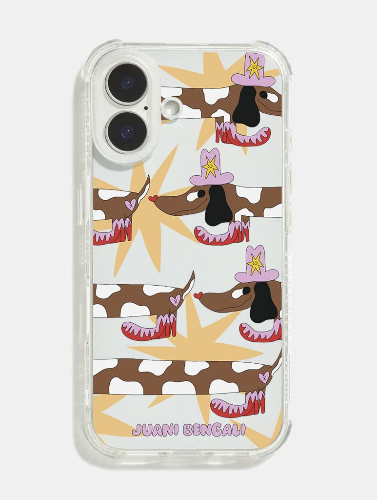 Juani Bengali x Skinnydip Sausage Dogs Shock iPhone Case Phone Cases Skinnydip London
