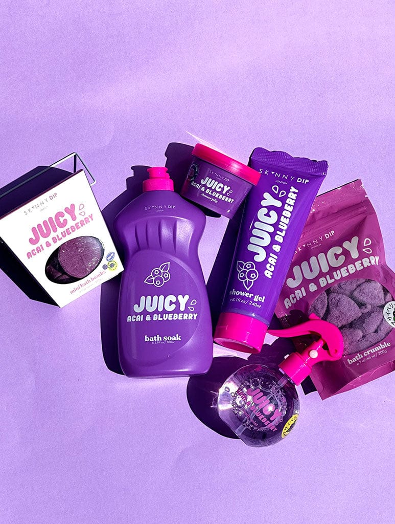 Juicy Acai and Blueberry Beauty Bundle Beauty Gift Sets Skinnydip London