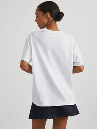 Juno T-Shirt In Ecru Tops & T-Shirts Skinnydip London
