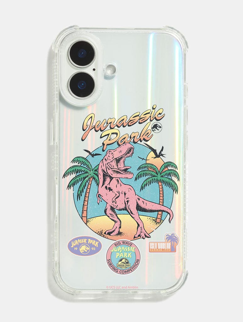 Jurassic Park x Skinnydip Badges Shock iPhone Case Phone Cases Skinnydip London