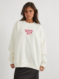 Jurassic Park x Skinnydip Sweatshirt In White Hoodies & Sweatshirts Skinnydip London