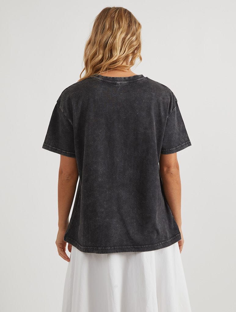 Jurassic World x Skinnydip T-Shirt In Acid Wash Tops & T-Shirts Skinnydip London