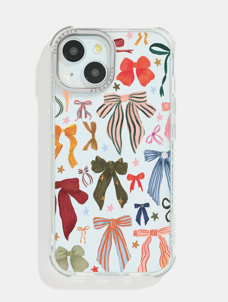 Kate Fox x Skinnydip Bows Shock iPhone Case Phone Cases Skinnydip London