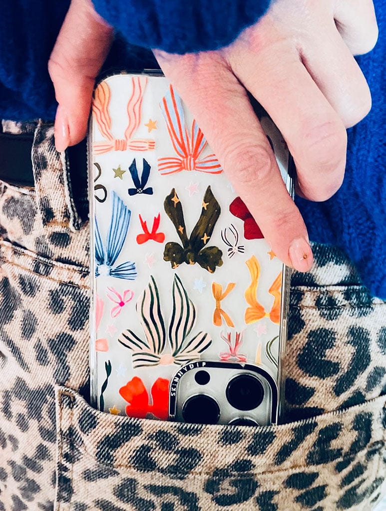 Kate Fox x Skinnydip Bows Shock iPhone Case Phone Cases Skinnydip London