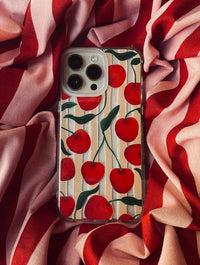 Kate Fox x Skinnydip Cherries Shock iPhone Case Phone Cases Skinnydip London