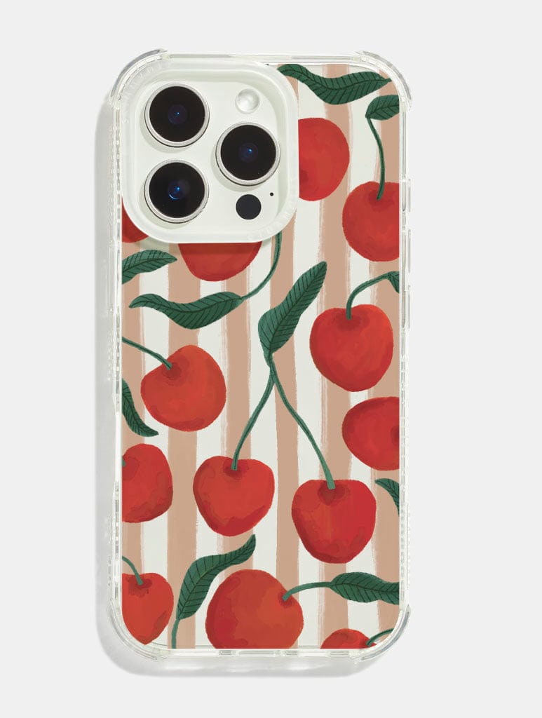 Kate Fox x Skinnydip Cherries Shock iPhone Case Phone Cases Skinnydip London