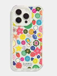 Kerrie Illustrates x Skinnydip Buttons Shock iPhone Case Phone Cases Skinnydip London