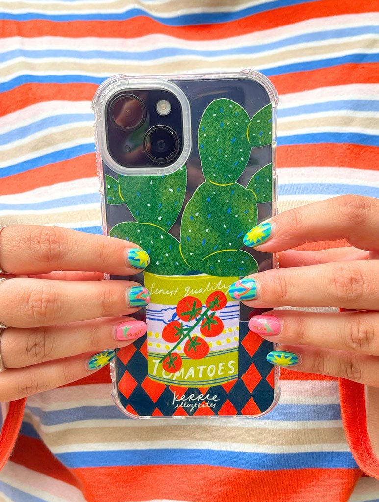 Kerrie Illustrates x Skinnydip Cacti Shock iPhone Case Phone Cases Skinnydip London