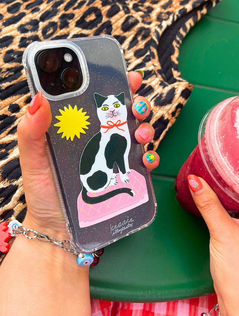 Kerrie Illustrates x Skinnydip Cat Shock iPhone Case Phone Cases Skinnydip London