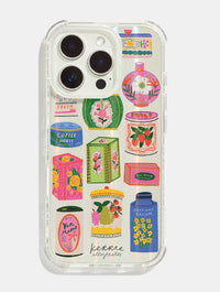 Kerrie Illustrates x Skinnydip Vintage Tins Shock iPhone Case Phone Cases Skinnydip London