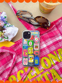 Kerrie Illustrates x Skinnydip Vintage Tins Shock iPhone Case Phone Cases Skinnydip London