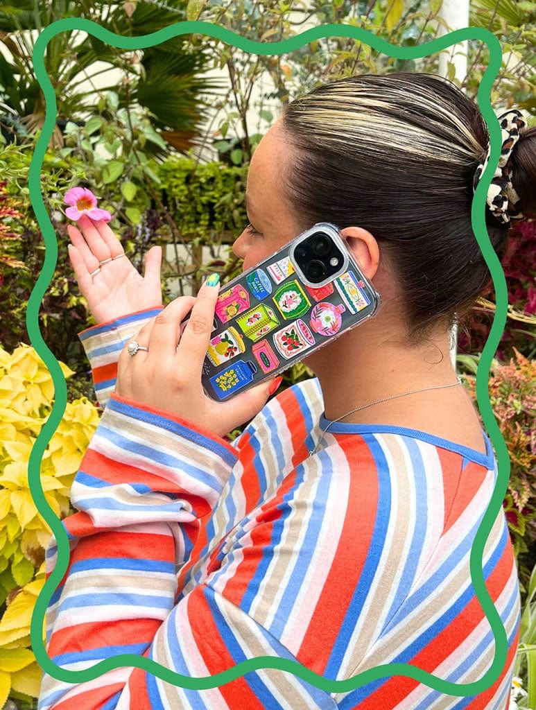 Kerrie Illustrates x Skinnydip Vintage Tins Shock iPhone Case Phone Cases Skinnydip London