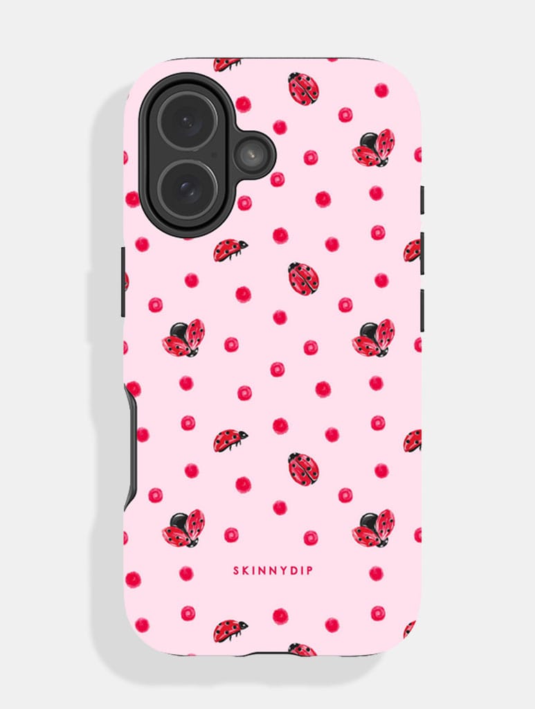 Ladybird Red and Pink Polka Dot Ultra Protective iPhone Case Phone Cases Skinnydip London