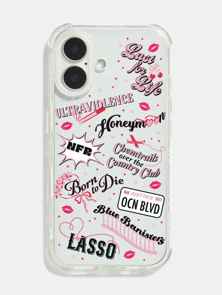 Lana Albums Shock iPhone Case | Lana Del Rey Phone Cases Lana Albums Shock iPhone Case | Lana Del Rey Phone Cases