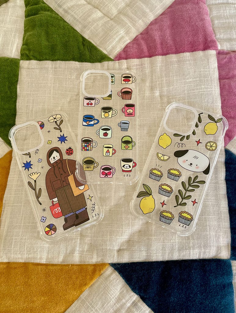 Laura Jane Something x Skinnydip So Much Tea Shock iPhone Case Phone Cases Skinnydip London