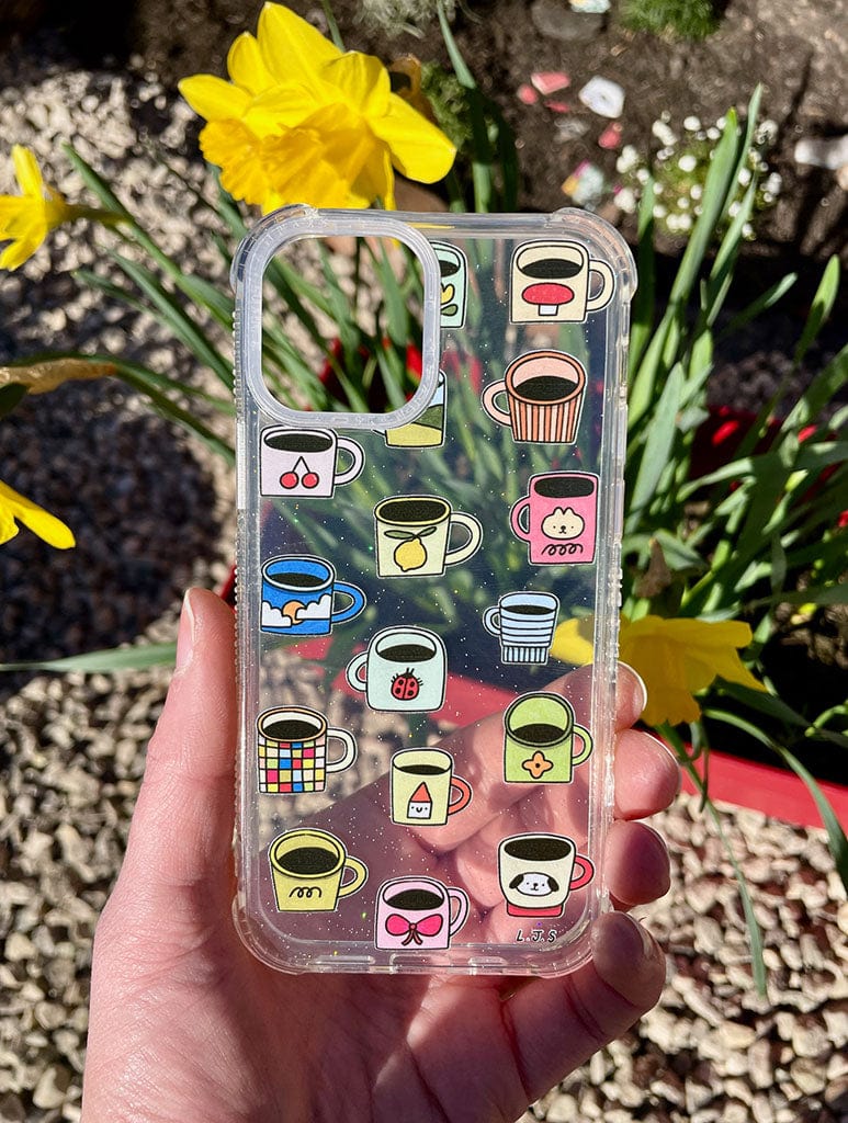 Laura Jane Something x Skinnydip So Much Tea Shock iPhone Case Phone Cases Skinnydip London