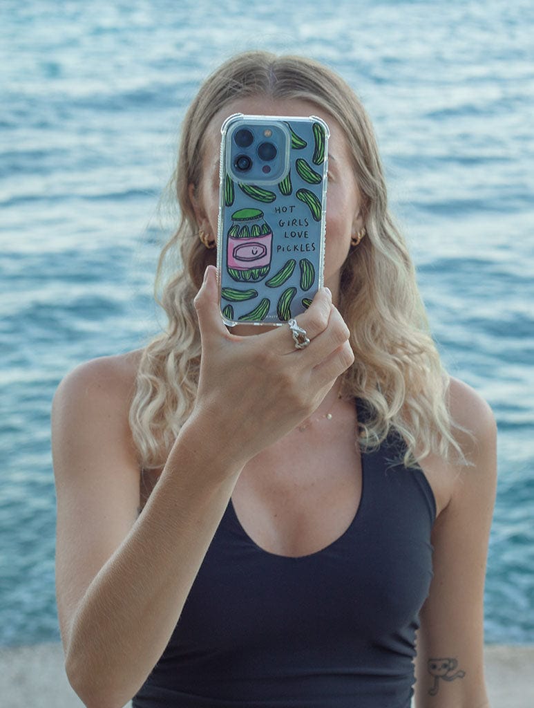 Lauren Emmett x Skinnydip Hot Girls Love Pickles Shock iPhone Case Phone Cases Skinnydip London