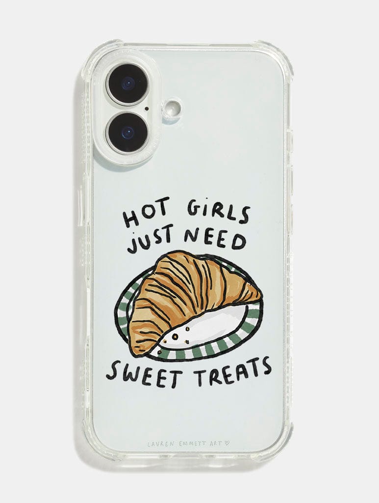 Lauren Emmett x Skinnydip Hot Girls Need Sweet Treats Shock iPhone Case Phone Cases Skinnydip London