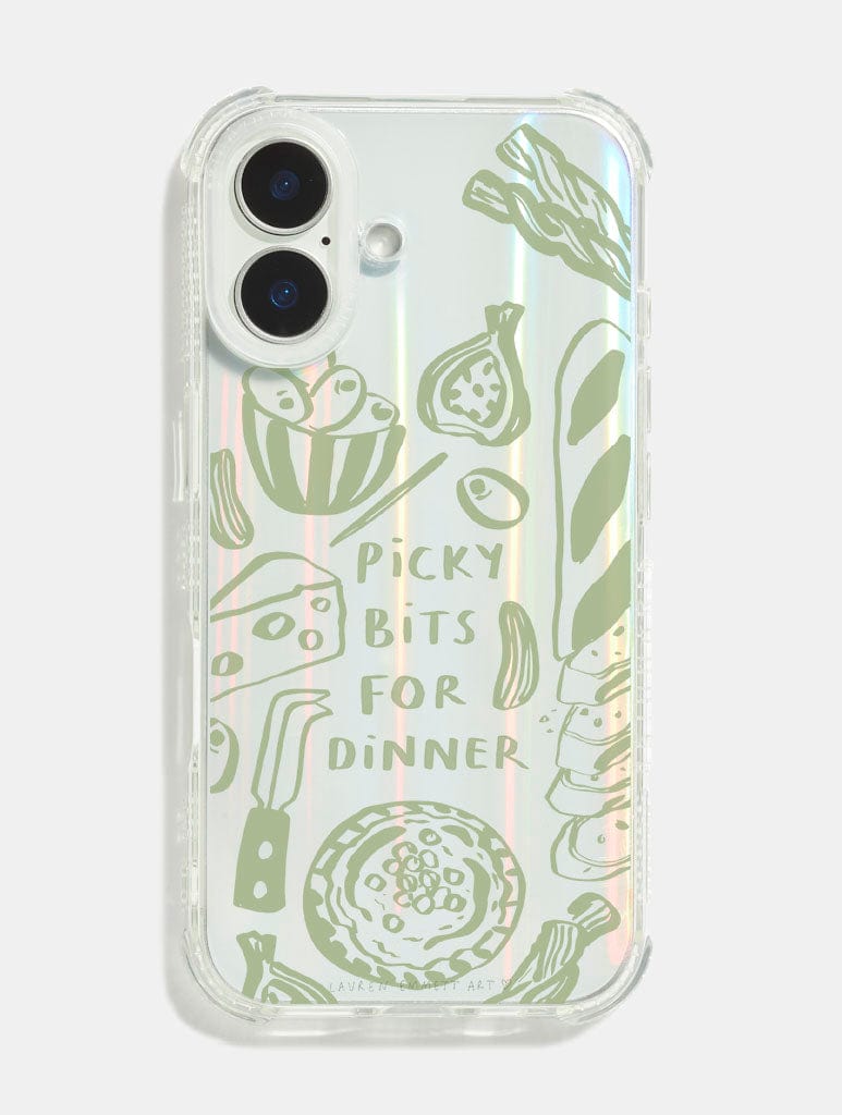 Lauren Emmett x Skinnydip Picky Bits For Dinner Shock iPhone Case Phone Cases Skinnydip London