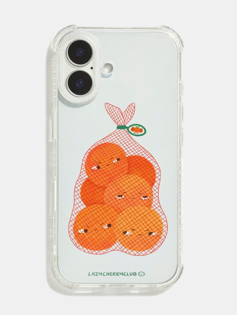 Lazy Cherry Club x Skinnydip Grumpy Oranges Shock iPhone Case Phone Cases Skinnydip London