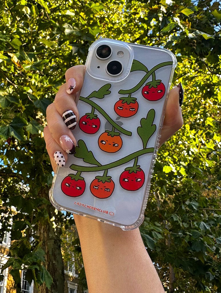Lazy Cherry Club x Skinnydip Tomato Girl Shock iPhone Case Phone Cases Skinnydip London
