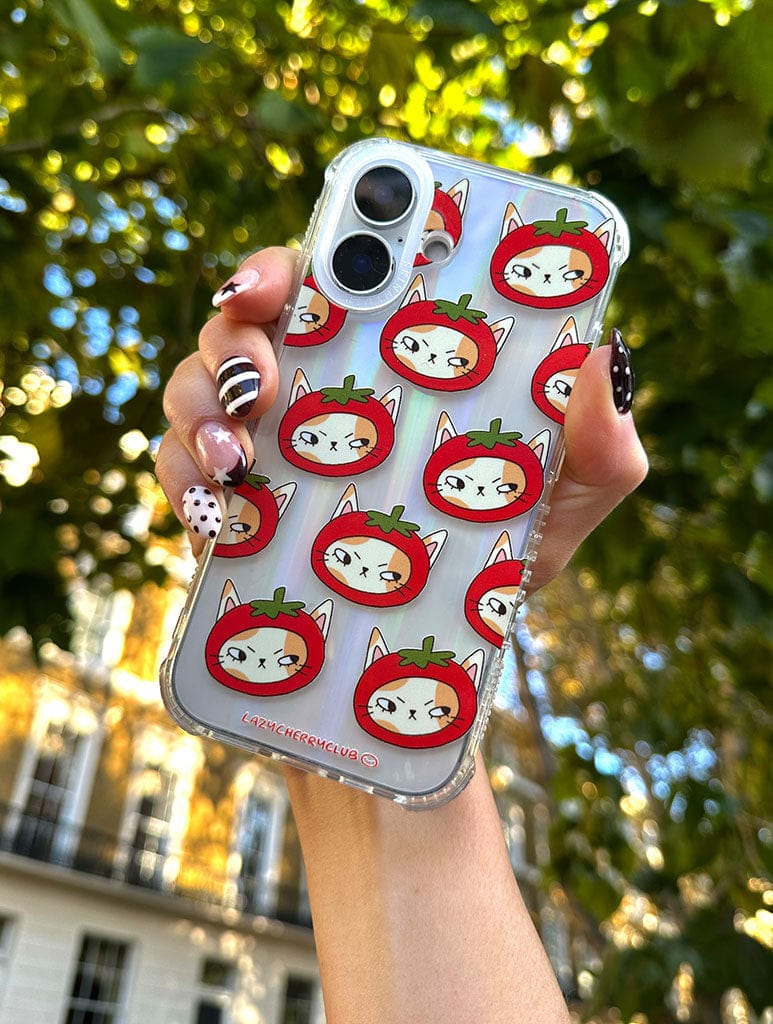 Lazy Cherry Club x Skinnydip Tomato Kitty Shock iPhone Case Phone Cases Skinnydip London
