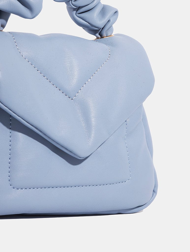 Leo Puffy Ruched Handle Mini Tote Bags Skinnydip London