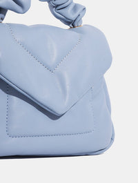 Leo Puffy Ruched Handle Mini Tote Bags Skinnydip London