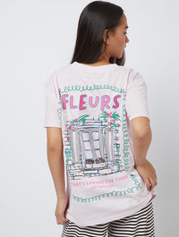 Lets Get Cozy Pink T-Shirt Tops & T-Shirts Skinnydip London