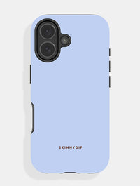 Light Blue with Brown Solid Colour Ultra Protective iPhone Case Phone Cases Skinnydip London