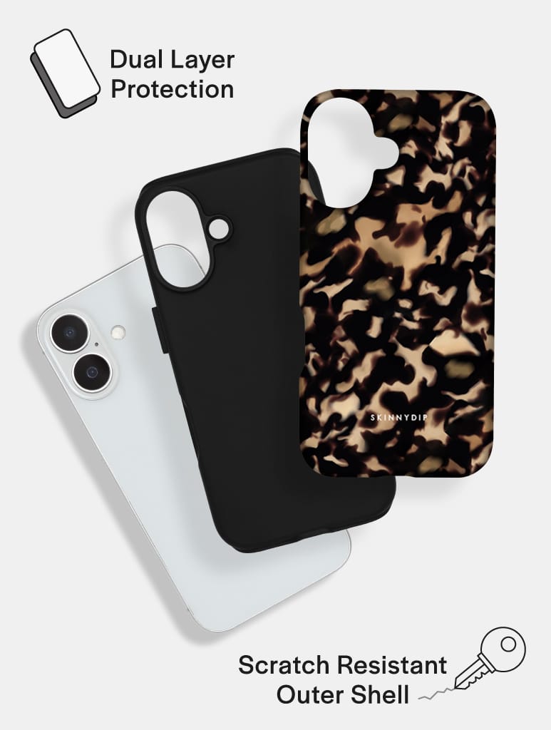 Light Tortoise Shell Ultra Protective iPhone Case Phone Cases Skinnydip London