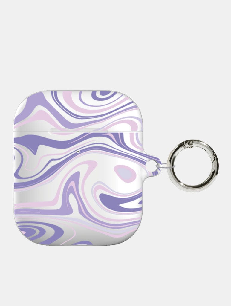 Lilac Swirl AirPods Case AirPods Cases Skinnydip London