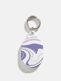 Lilac Swirl AirTag Case in Gloss AirTags Cases Skinnydip London