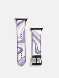 Lilac Swirl Apple Watch Strap Watch Straps Skinnydip London