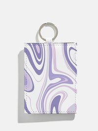 Lilac Swirl Card Holder Purses & Card Holders Skinnydip London