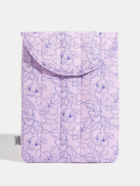 Lilac Thumper Line Laptop Case Laptop Cases Skinnydip London