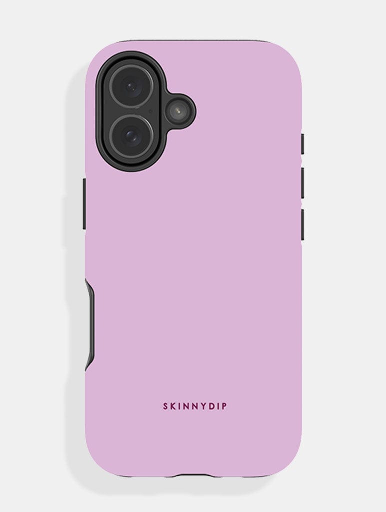 Lilac with Purple Solid Colour Ultra Protective iPhone Case Phone Cases Skinnydip London