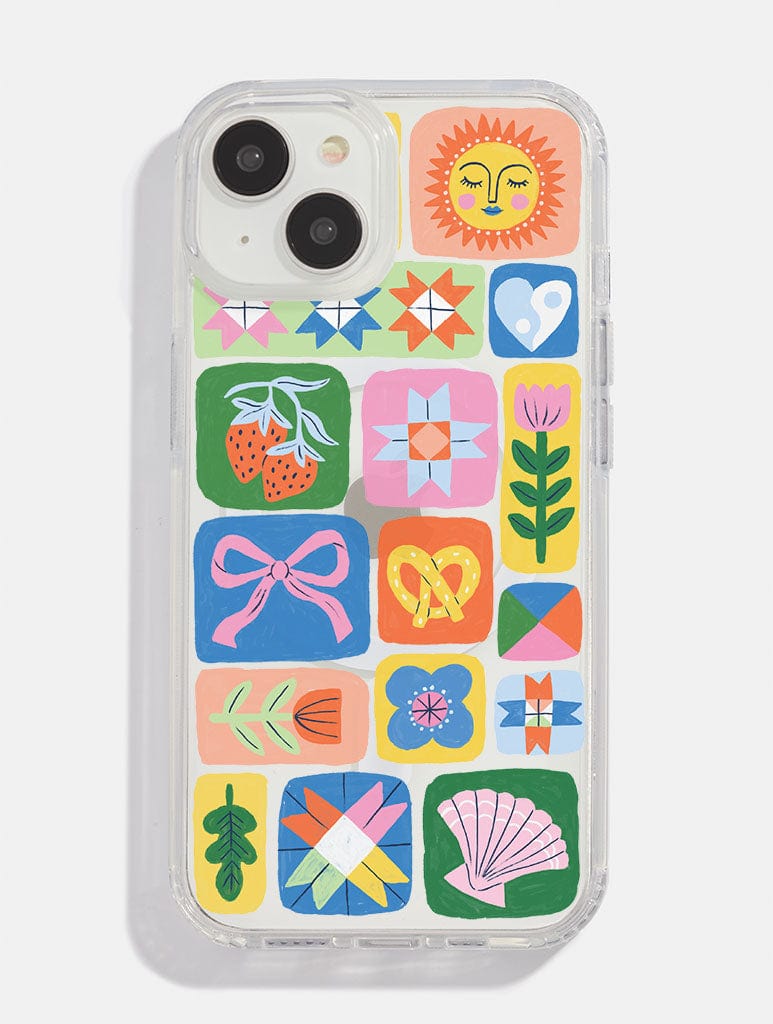 Lisa Barlow x Skinnydip Doodle Patchwork MagSafe iPhone Case Phone Cases Skinnydip London