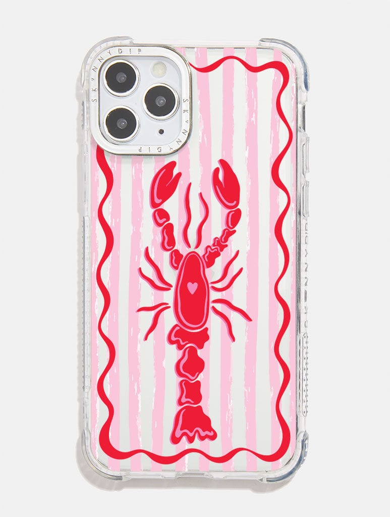 Lobster Stripe Shock iPhone Case Phone Cases Skinnydip London