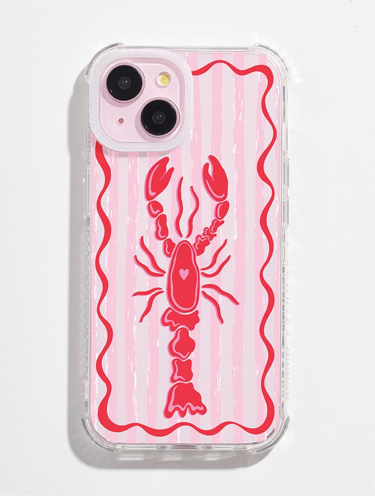 Lobster Stripe Shock iPhone Case Phone Cases Skinnydip London