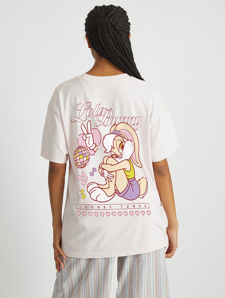 Looney Tunes Lola Bunny Baby Girl Energy T-Shirt In Pink Tops & T-Shirts Skinnydip London
