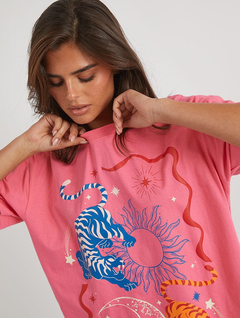 Lucky Tiger T-Shirt Tops & T-Shirts Skinnydip London