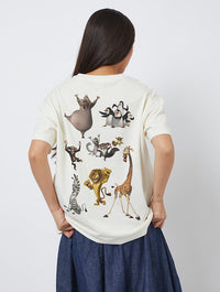 Madagascar x Skinnydip Character T-Shirt In White Tops & T-Shirts Skinnydip London