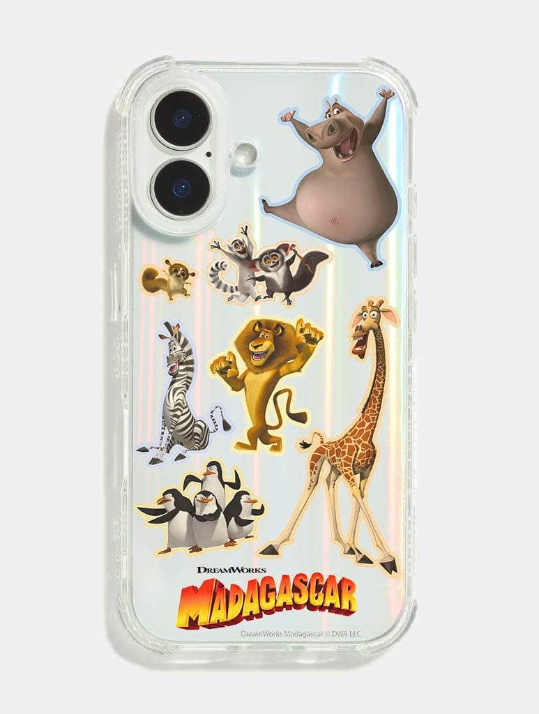 Madagascar x Skinnydip Sticker Shock iPhone Case Phone Cases Skinnydip London
