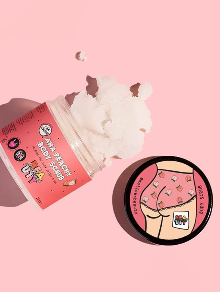 Mallows AHA Peachy body Scrub Body Care Mallows Beauty