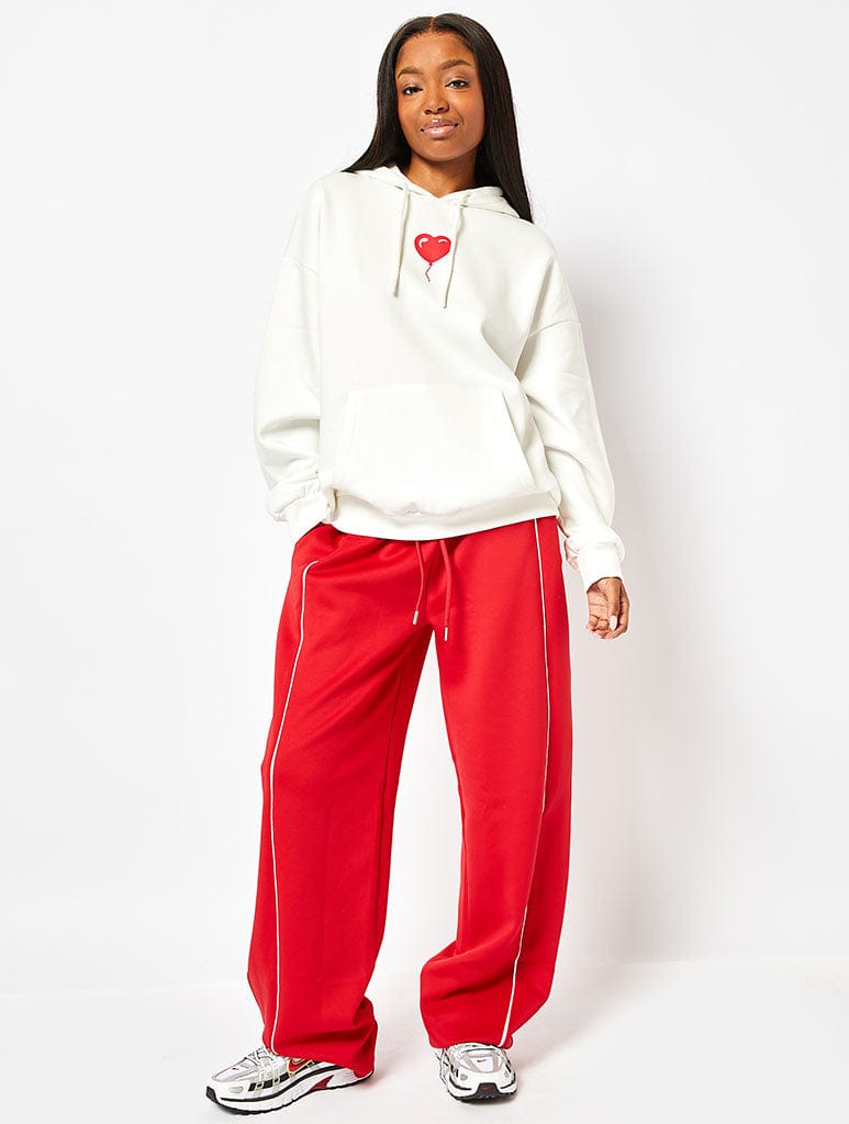 Matilda Hoodie in White Hoodies & Sweatshirts Skinnydip London