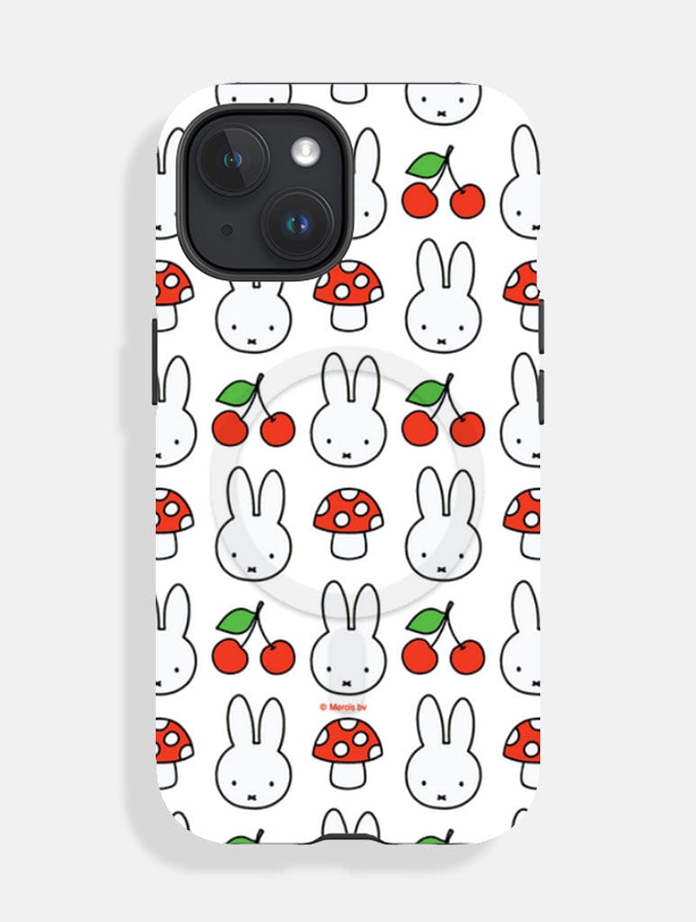 Miffy Cherry and Mushroom Mag Safe iPhone Case Phone Cases Skinnydip London